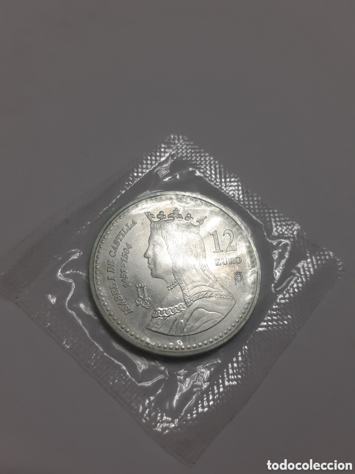 Monedas Juan Carlos I: Moneda de 12 euros de plata del2004