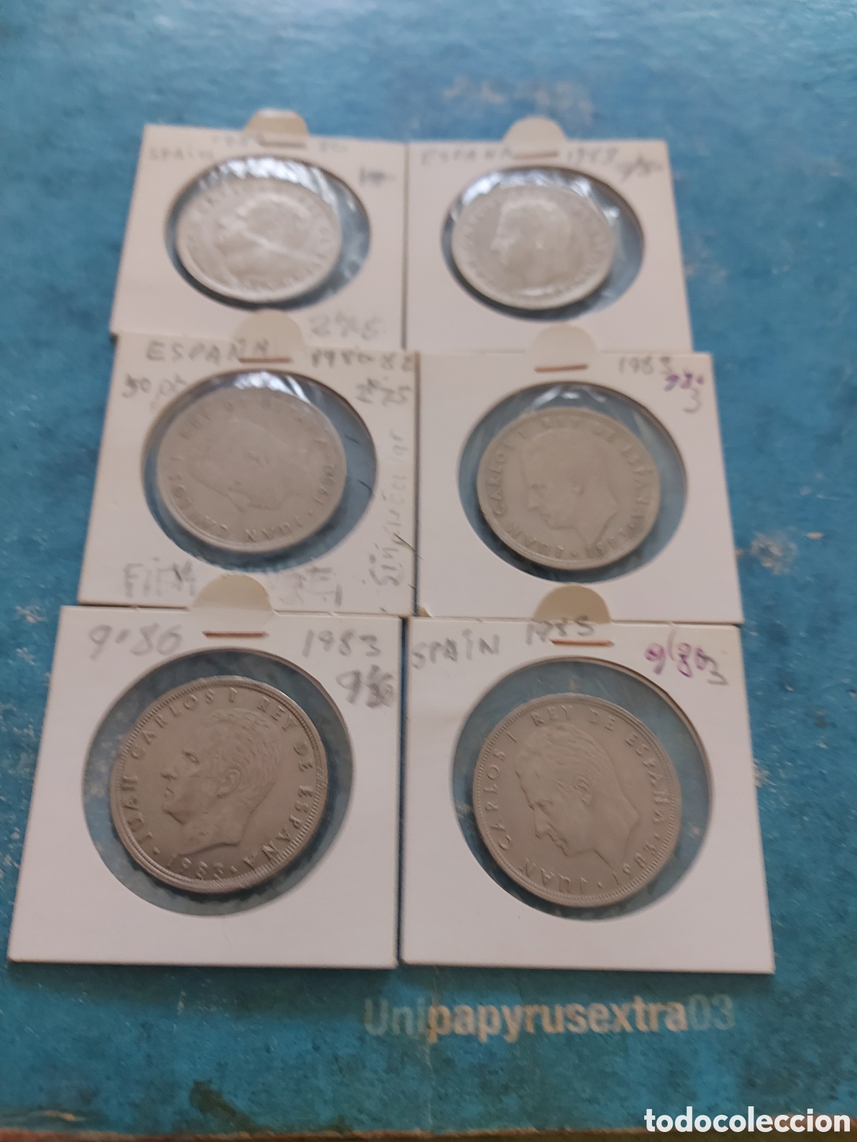 Monedas Juan Carlos I: 6 monedas de Espa&ntilde;a d - Foto 1