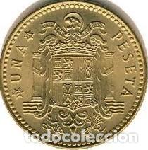Monedas Juan Carlos I: Espa&ntilde;a, 1 peseta 1975 *19-76 &rdquo;Juan Carlos I&rdquo;/ Sin Circular.