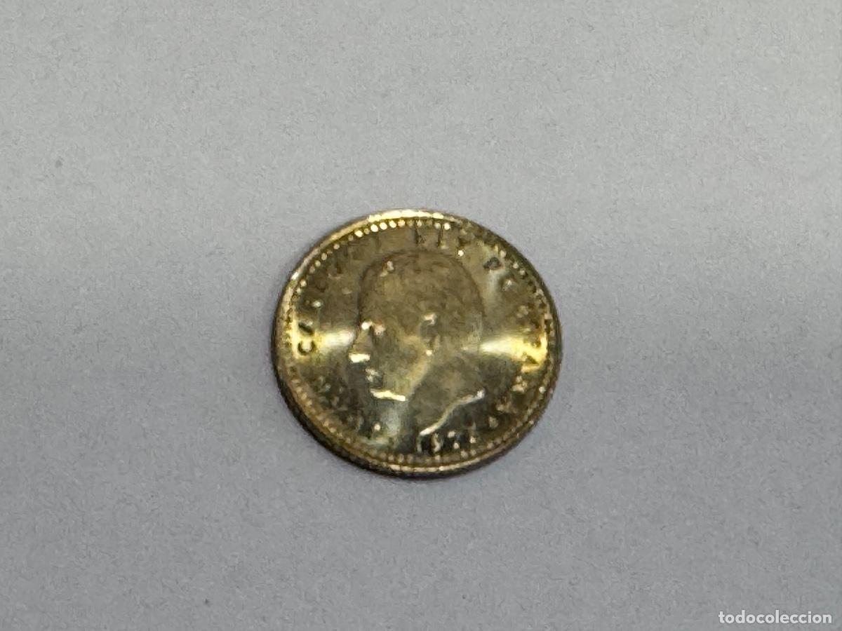 Monedas Juan Carlos I: MONEDA DE 1 PESETA JUAN CARLOS I SIN CIRCULAR ESTRELLA 76 / COMPRA MIN&Iacute;MA 5 &euro;