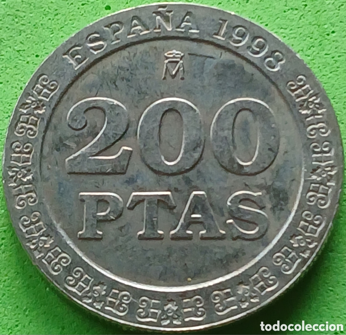 Monedas Juan Carlos I: Espa&ntilde;a 200 pesetas 1998 km#992 poco com&uacute;n