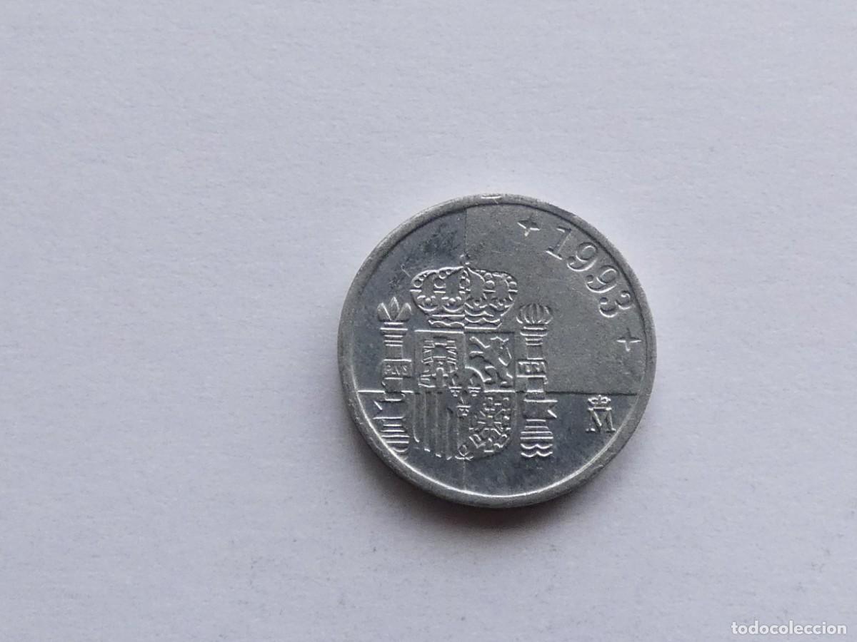 Monedas Juan Carlos I: moneda de 1 peseta del a&ntilde;o 1993