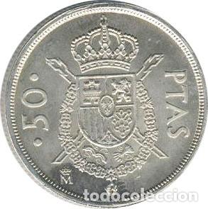 Monedas Juan Carlos I: Espa&ntilde;a, 50 pesetas 1975 *19-78 &rdquo;Juan Carlos I&rdquo; Sin Circular.