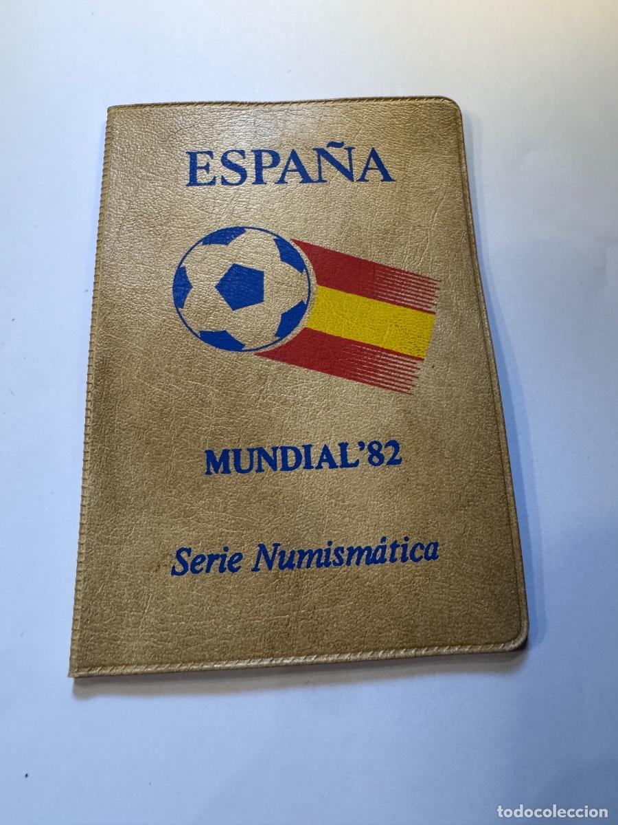 Monedas Juan Carlos I: CARTERA MONEDAS ESPA&Ntilde;A MUNDIAL'82 SERIE NUMISM&Aacute;STICA/ COMPRA MIN&Iacute;MA 5 &euro;