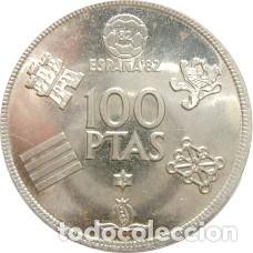 Monedas Juan Carlos I: Espa&ntilde;a, 100 pesetas 1980 *80 &rdquo;Mundial'82&rdquo;./ Sin Circular.