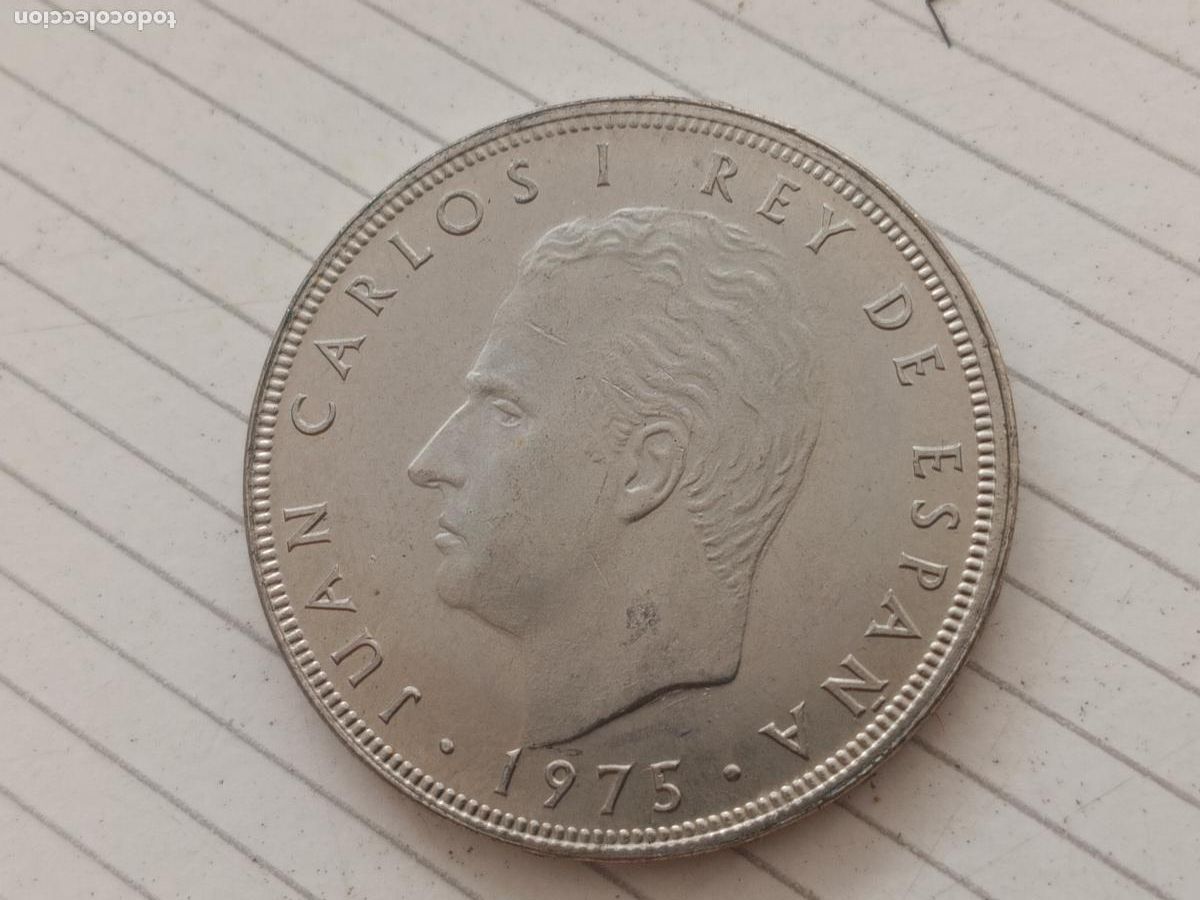 Monedas Juan Carlos I: 100 pesetas de 1975 estrella 76