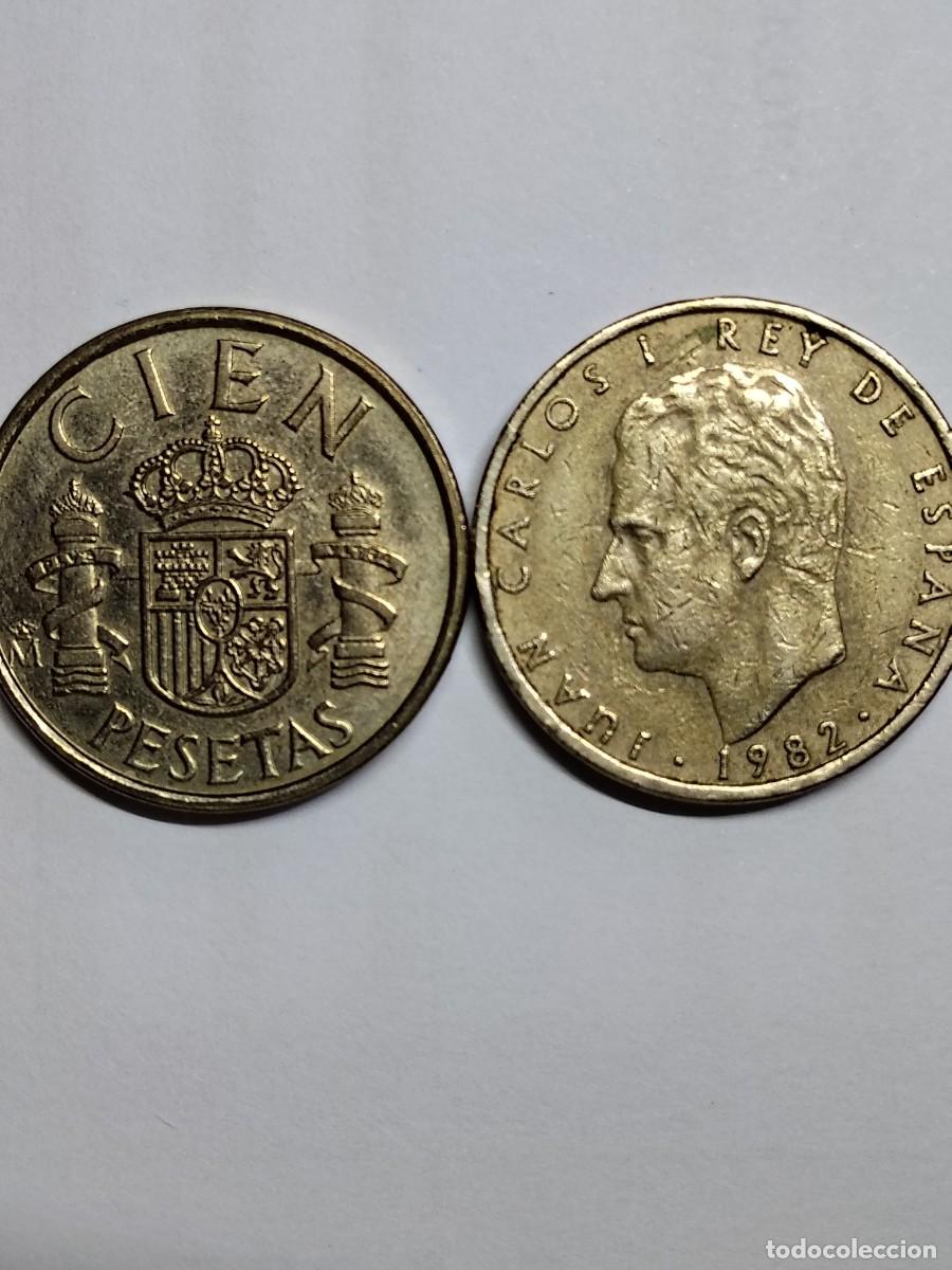 Monedas Juan Carlos I: MONEDA 100 PTS J CARLOS 1 1982 reves M.C.