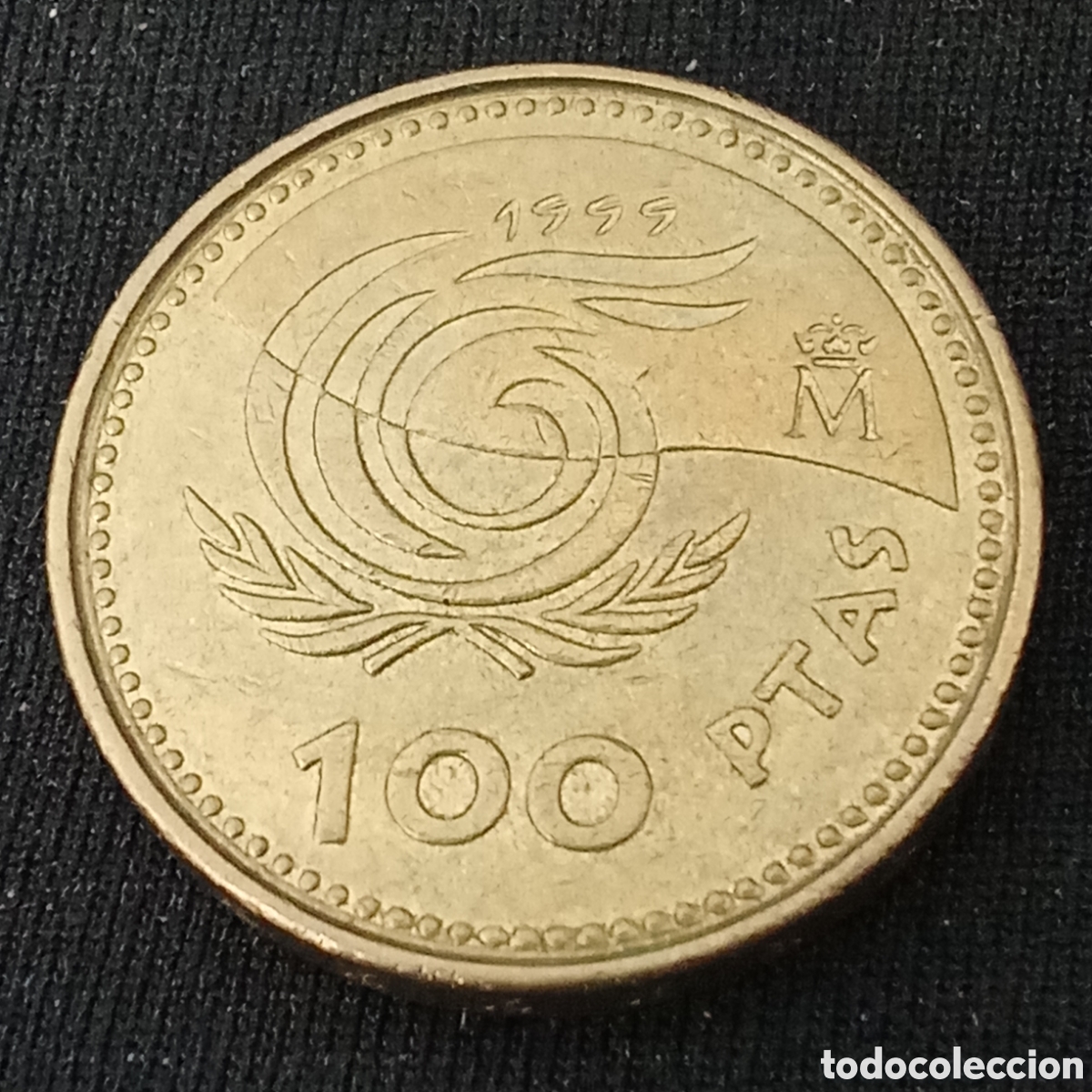Monedas Juan Carlos I: Espa&ntilde;a 100 pesetas a&ntilde;o 1999