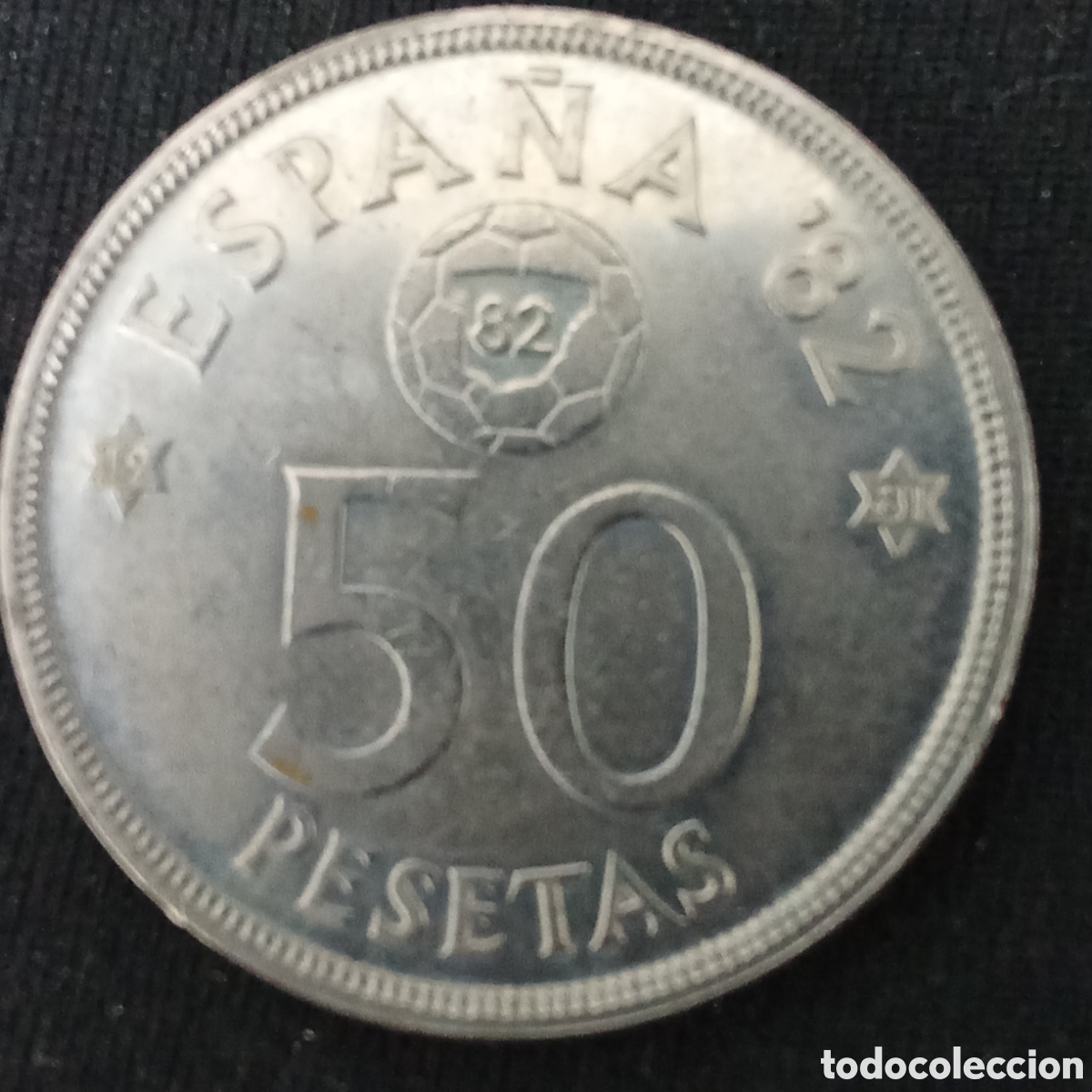 Monedas Juan Carlos I: Espa&ntilde;a 50 pesetas a&ntilde;o 1980 estrella 81