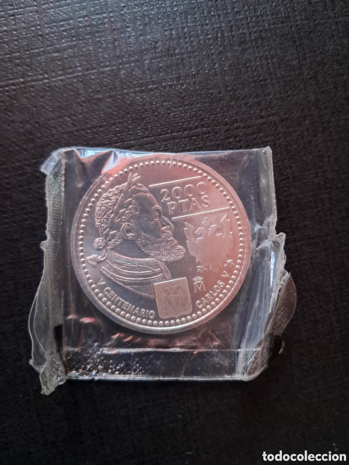 Monedas Juan Carlos I: Moneda 2.000 Pesetas / Plata / 2000 / V Centenario Carlos V