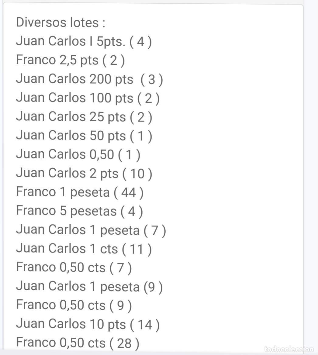 Monedas Juan Carlos I: lotes monedas espa&ntilde;olas - Foto 7