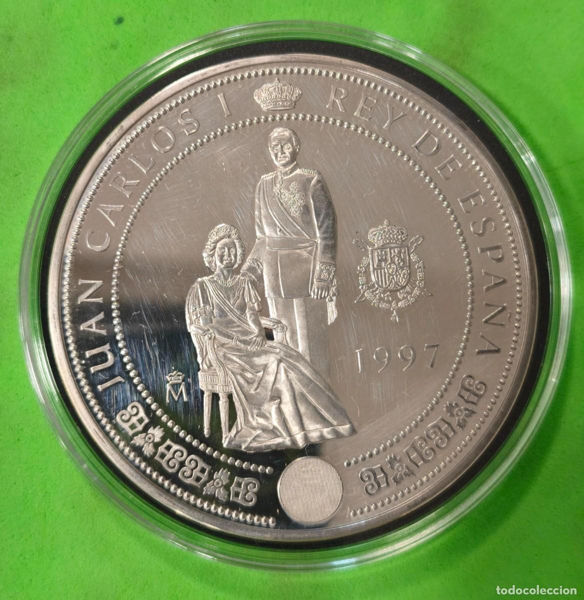 Monedas Juan Carlos I: ESPA&Ntilde;A. A&Ntilde;O 1997. 10.000 PTAS PLATA &rdquo;CASA DE BORBON&rdquo;. PESO 168,75 GR