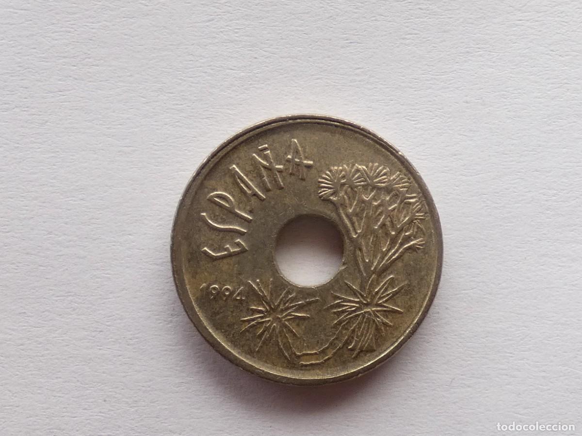 Moedas Juan Carlos I: lote compuesto por 5 monedas de 25 pesetas. Espa&ntilde;a. 1994