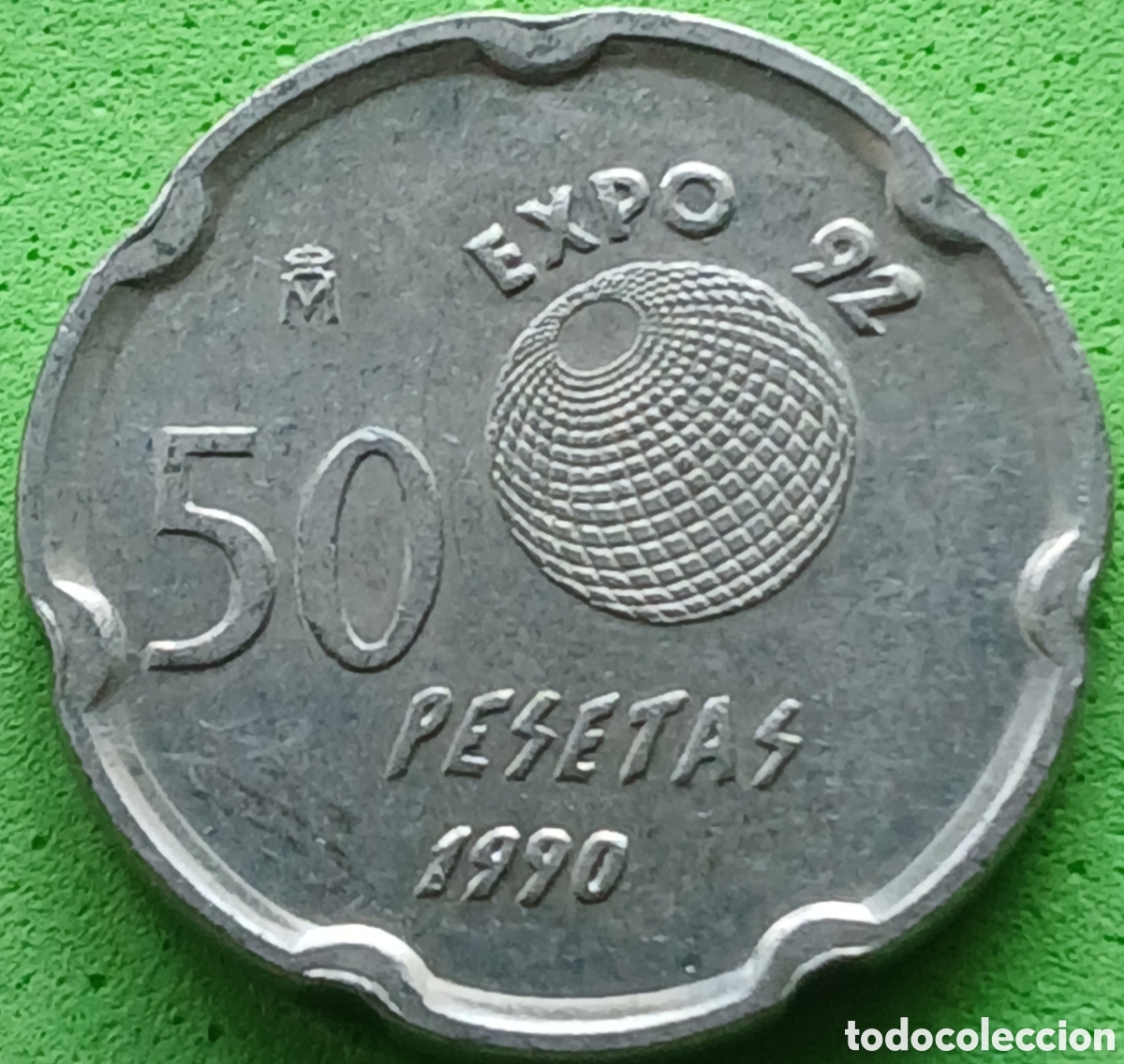 Monedas Juan Carlos I: Espa&ntilde;a 50 pesetas 1990 km#852