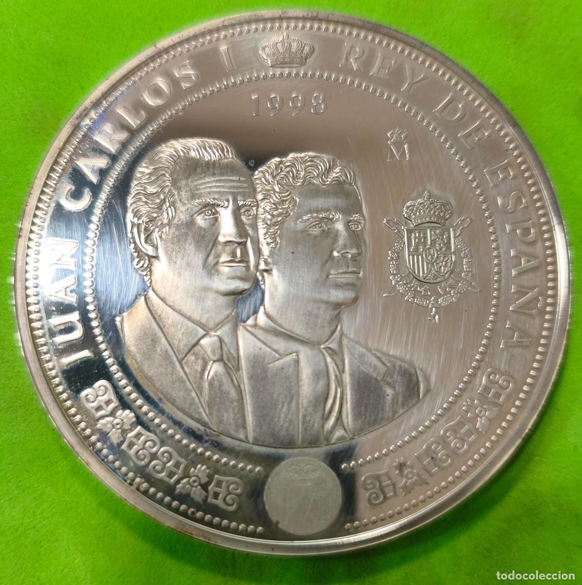 Monedas Juan Carlos I: ESPA&Ntilde;A A&Ntilde;O 1998 10.000 PTAS PLATA (925) CASA DE BORBON. PESO 168,75 GR OFERTA