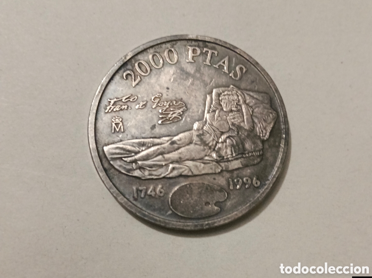 Monedas Juan Carlos I: Moneda 2000 pesetas a&ntilde;o 1996 - Foto 2