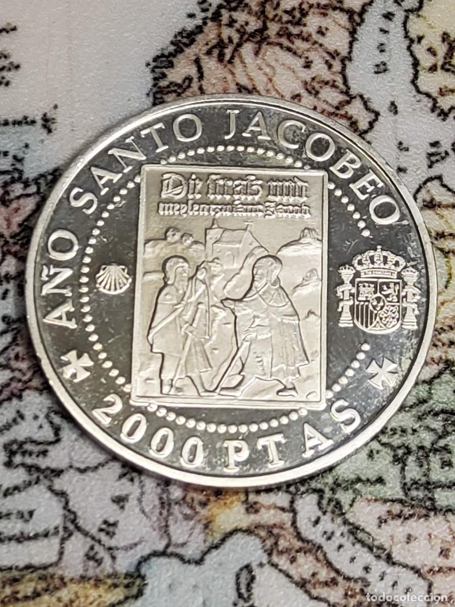 Monedas Juan Carlos I: 2000 pesetas DE PLATA DEL A&Ntilde;O 1993.PROOF.XACOBEO 75,00 &euro;