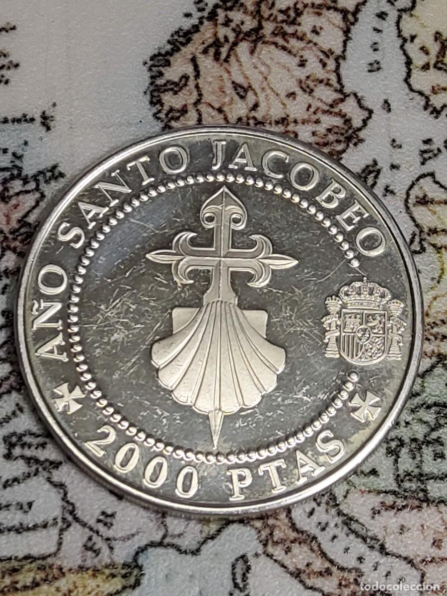 Monedas Juan Carlos I: 2000 pesetas DE PLATA DEL A&Ntilde;O 1993.PROOF.XACOBEO 75,00 &euro;
