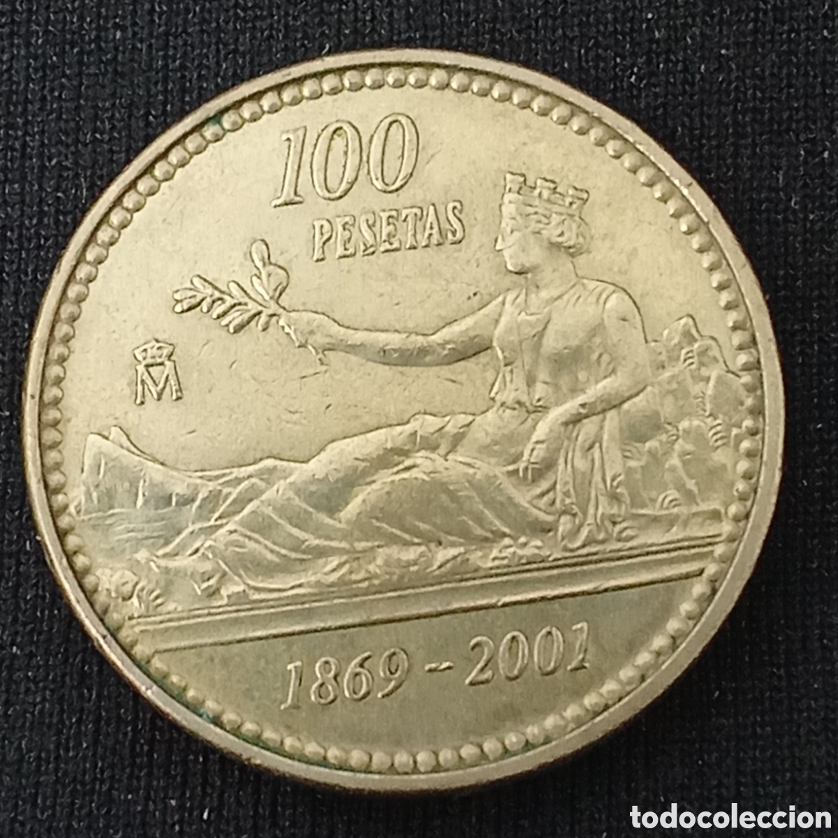 Monedas Juan Carlos I: Espa&ntilde;a 100 pesetas A&ntilde;o 2001
