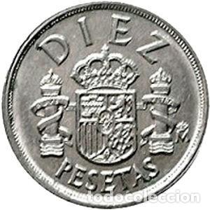 Monedas Juan Carlos I: Espa&ntilde;a, 10 Pesetas 1985 (reverso Tipo I) SIN CIRCULAR (procedente de paquete original).
