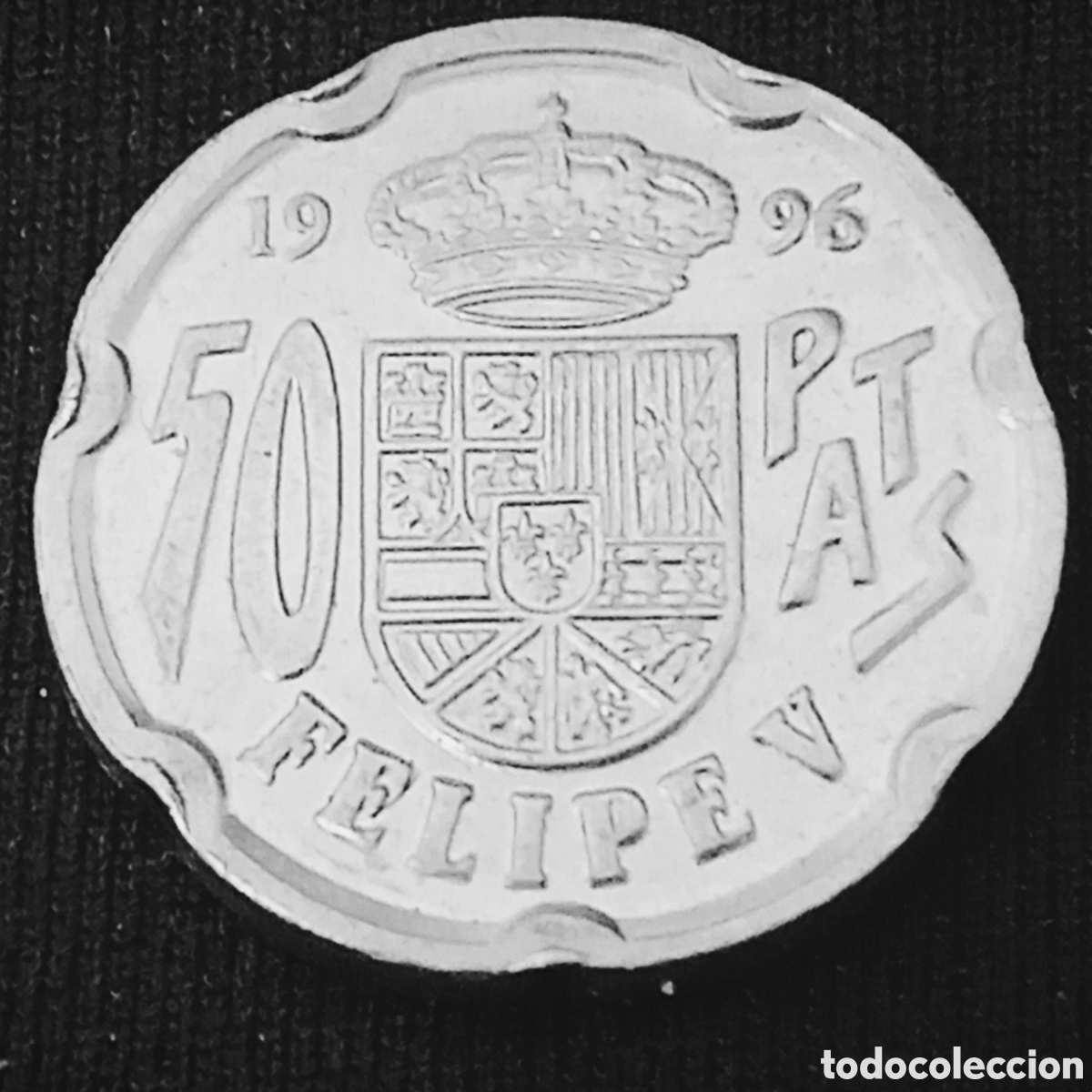 Monedas Juan Carlos I: Espa&ntilde;a 50 pesetas a&ntilde;o 1996