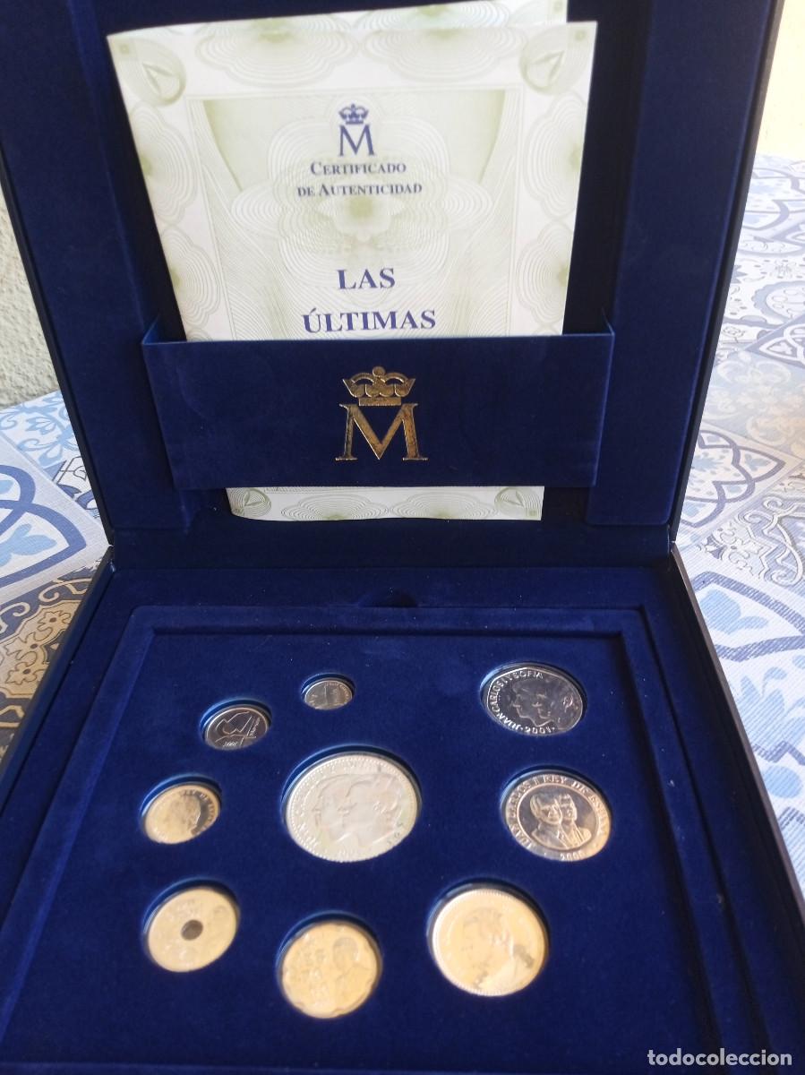 Monedas Juan Carlos I: Estuche ultimas pesetas de plata FNMT 2001