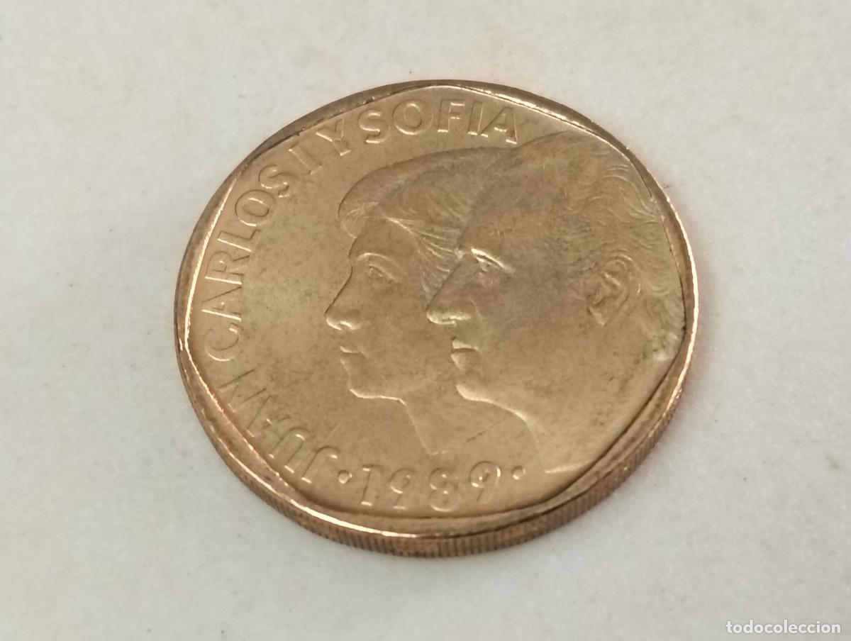 Monedas Juan Carlos I: MONEDA 500 PESETAS, A&Ntilde;O 1989, JUAN CARLOS I Y SOFIA