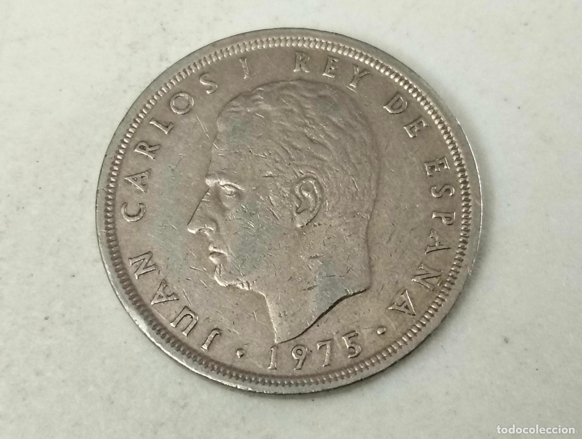 Monedas Juan Carlos I: MONEDA 50 PESETAS, A&Ntilde;O 1975, JUAN CARLOS I, ESTRELLAS 19-79