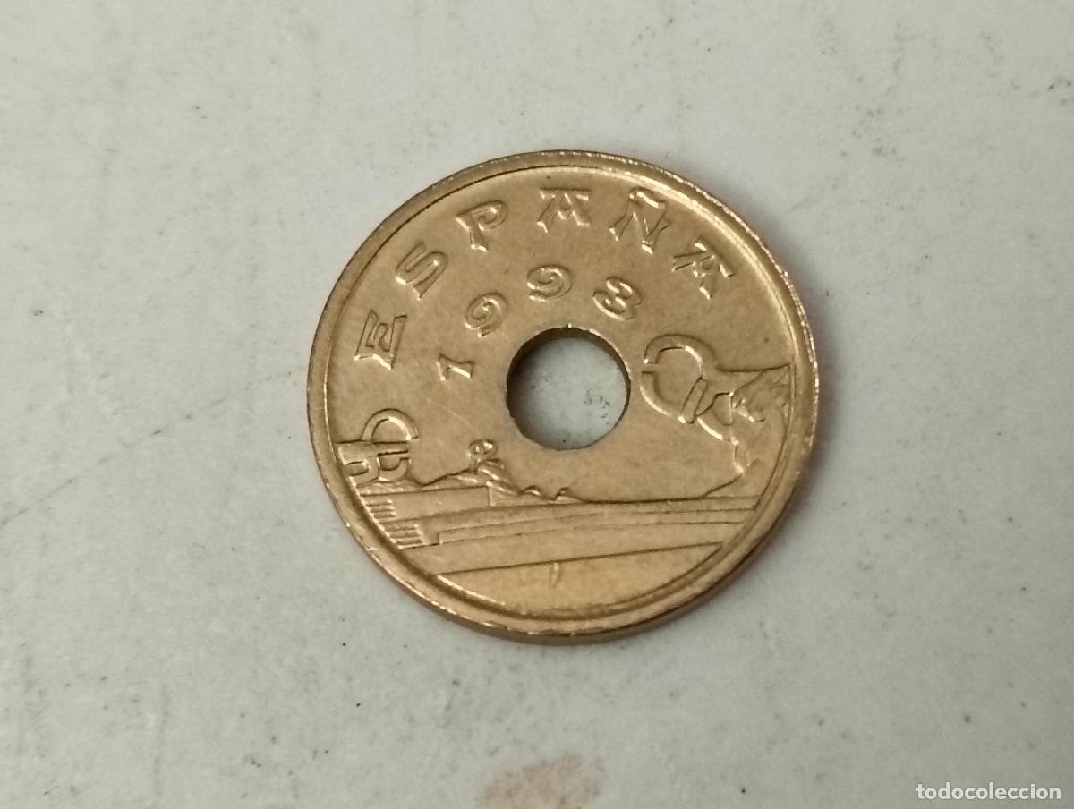 Monedas Juan Carlos I: MONEDA 25 PESETAS, A&Ntilde;O 1993, PAIS VASCO