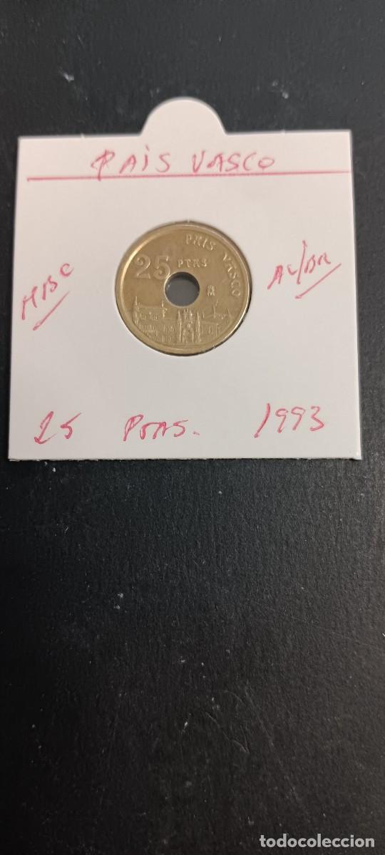 M&uuml;nzen unter Juan Carlos I: ESPA&Ntilde;A 25 PESETAS 1993 MBC (PAIS VASCO)