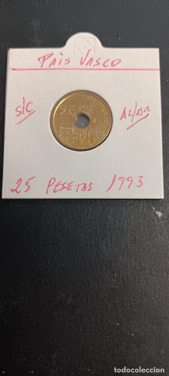 M&uuml;nzen unter Juan Carlos I: ESPA&Ntilde;A 25 PESETAS 1993 S/C (PAIS VASCO)