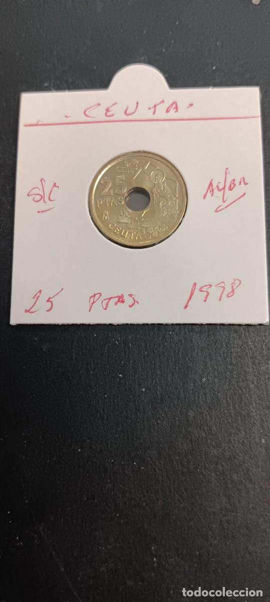 M&uuml;nzen unter Juan Carlos I: ESPA&Ntilde;A 25 PESETAS 1998 S/C (CEUTA)