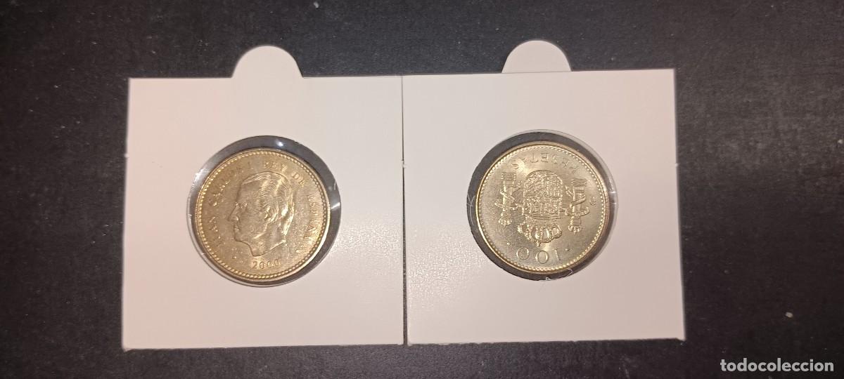 Monedas Juan Carlos I: ESPA&Ntilde;A LAS 2 MONEDAS DE 100 PESETAS 2000 S/C (JUAN CARLOS I)