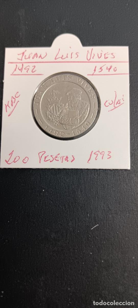 Monedas Juan Carlos I: ESPA&Ntilde;A 200 PESETAS 1993 MBC (JUAN LUIS VIVES 1492-1540)