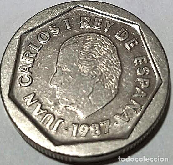 Monedas Juan Carlos I: Espa&ntilde;a, 200 Pesetas 1987, (II sistema Monetario). La de las fotos.