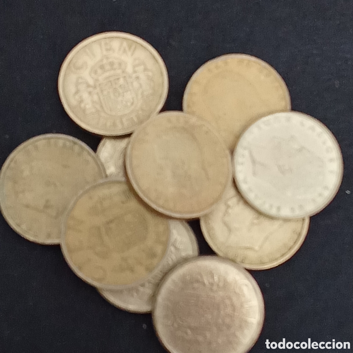 Monedas Juan Carlos I: Espa&ntilde;a 10 monedas de 100 pesetas