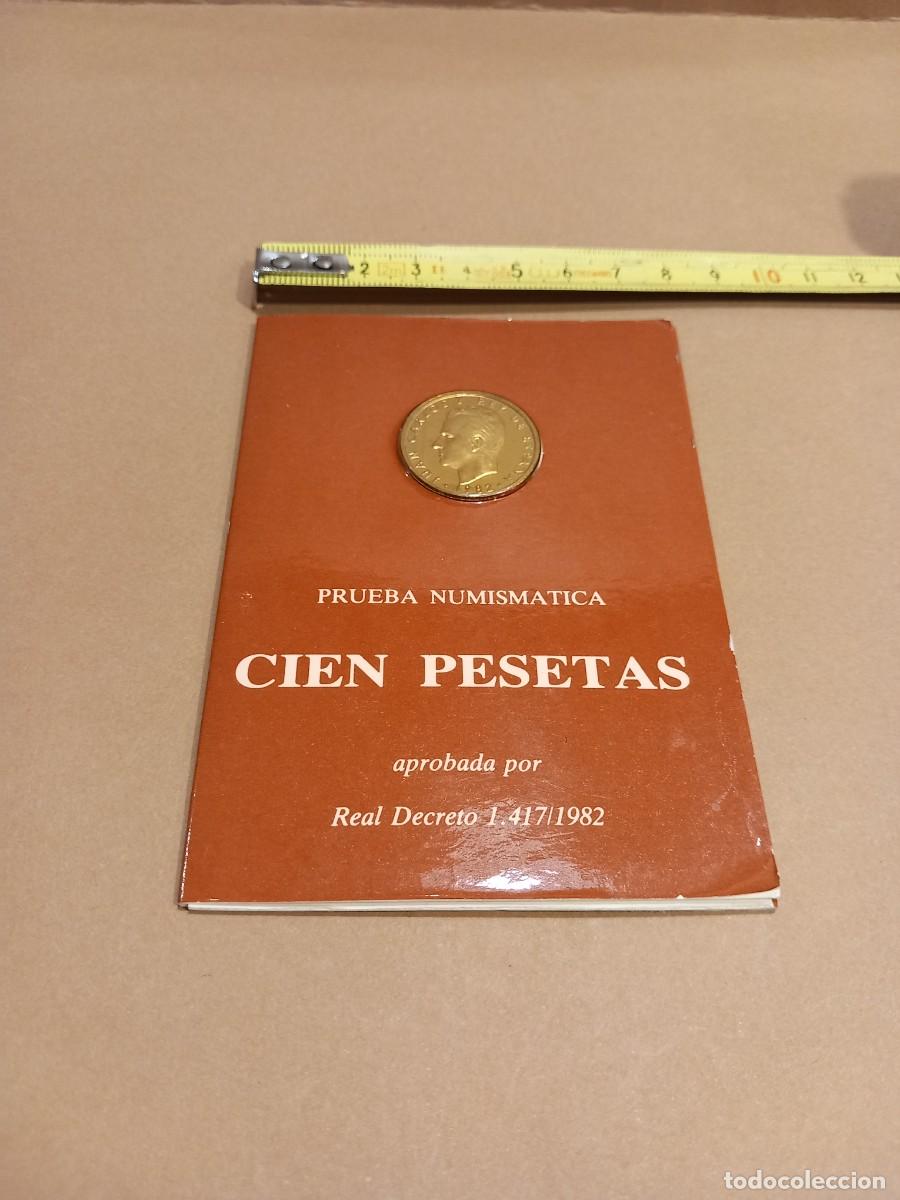 Monedas Juan Carlos I: PRUEBA NUMISMATICA DE CIEN PESETAS ESPA&Ntilde;A R.D. JUAN CARLOS I / COMPRA MIN&Iacute;MA 5 &euro;