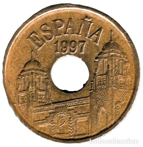 Monedas Juan Carlos I: 25 Pesetas Melilla 1997