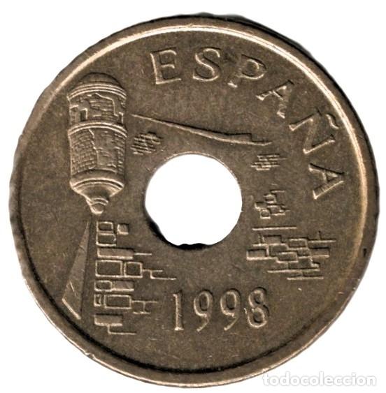 Monedas Juan Carlos I: 25 Pesetas Ceuta 1998