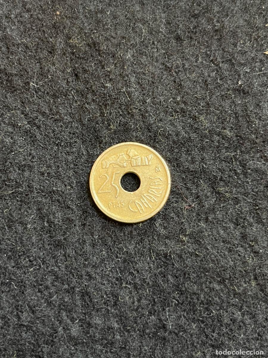Monete Juan Carlos I: Moneda 25 Pesetas 1996 Castilla-La Mancha Juan Carlos I Casas Colgadas Cuenca