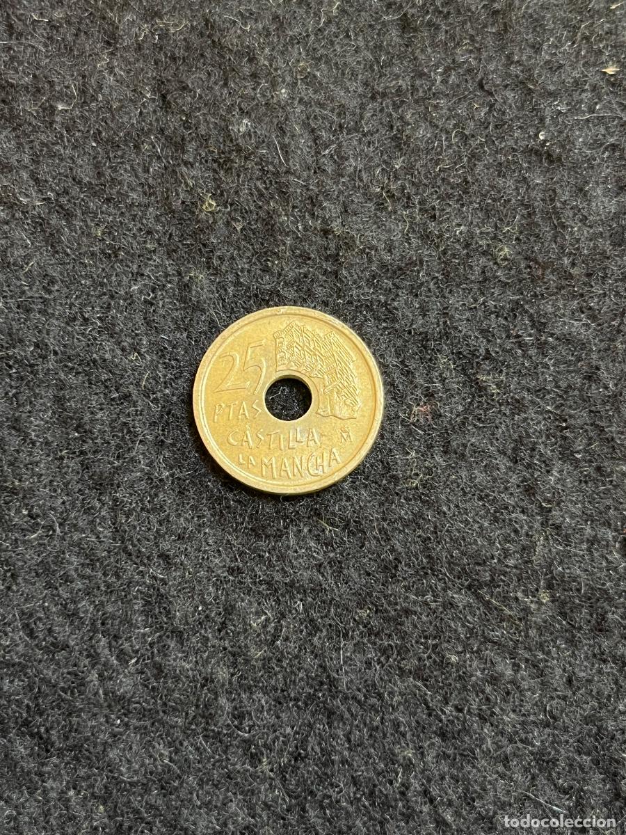 Monete Juan Carlos I: Moneda 25 Pesetas Castilla-La Mancha 1996 Espa&ntilde;a Juan Carlos I Don Quijote