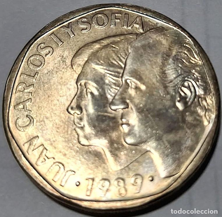 Monedas Juan Carlos I: Espa&ntilde;a, 500 Pesetas 1989 (II Sistema Monetario). La de las fotos.