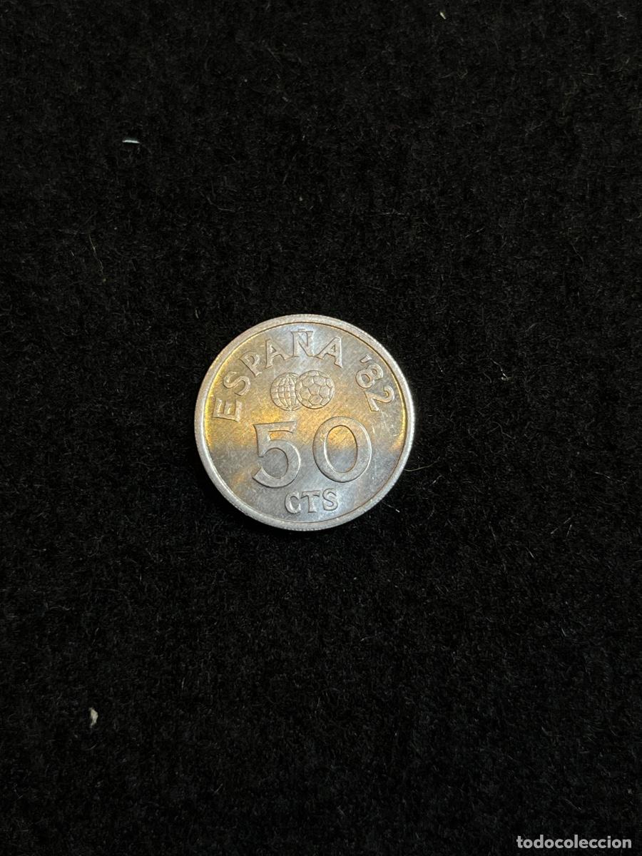 Monete Juan Carlos I: Moneda de 50 C&eacute;ntimos Espa&ntilde;a 82 &ndash; Mundial de F&uacute;tbol 1982 &ndash; Juan Carlos I &ndash; A&ntilde;o 1980