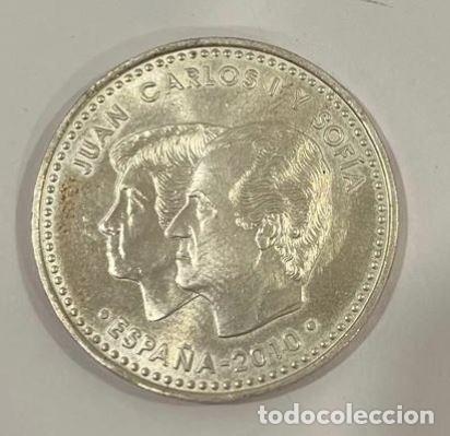 Monedas Juan Carlos I: Moneda Plata 12 Euros Espa&ntilde;a 2010 - Presidencia Uni&oacute;n Europea (Juan Carlos I y Sof&iacute;a)