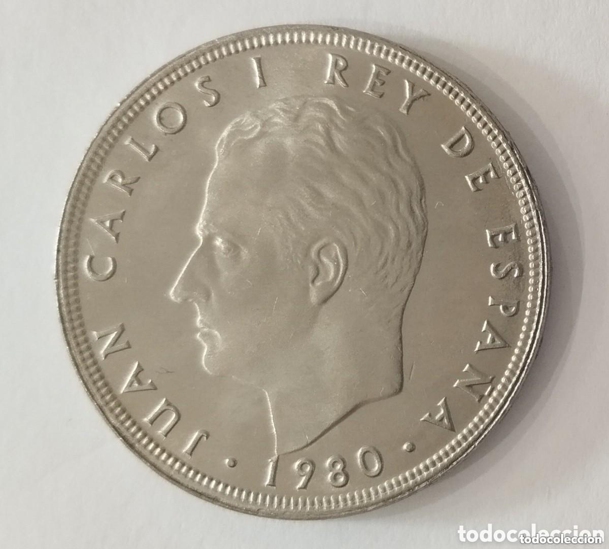 Monete Juan Carlos I: MONEDA DE 100 PESETAS JUAN CARLOS I 1980 ESTRELLA 80 SIN CIRCULAR MUNDIAL