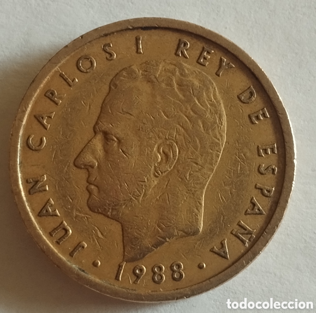 Moedas Juan Carlos I: MONEDA DE 100 PESETAS JUAN CARLOS I A&Ntilde;O 1988 FOTO