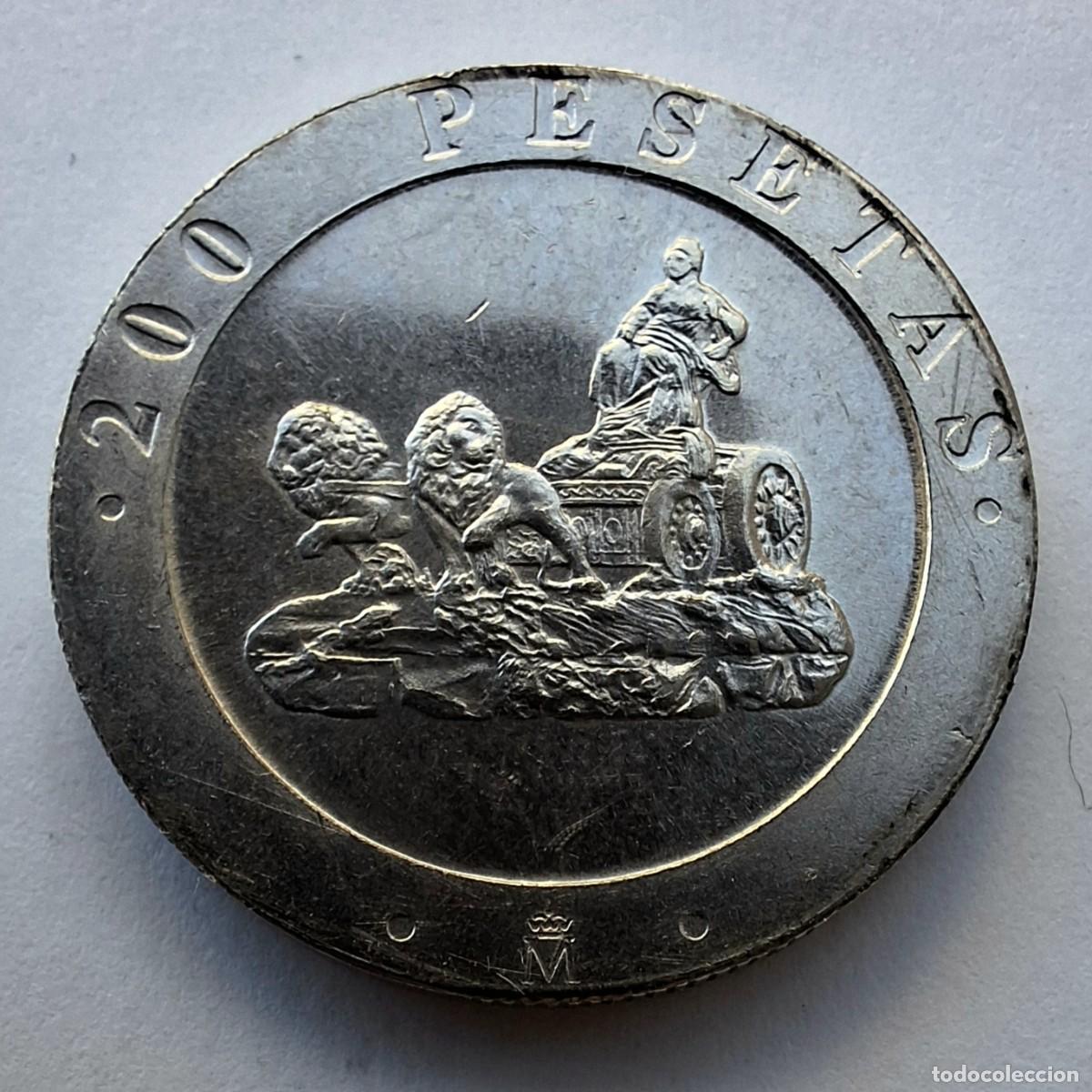Monedas Juan Carlos I: MONEDA 200 PESETAS 1990 SC UNC SIN CIRCULAR - Foto 2