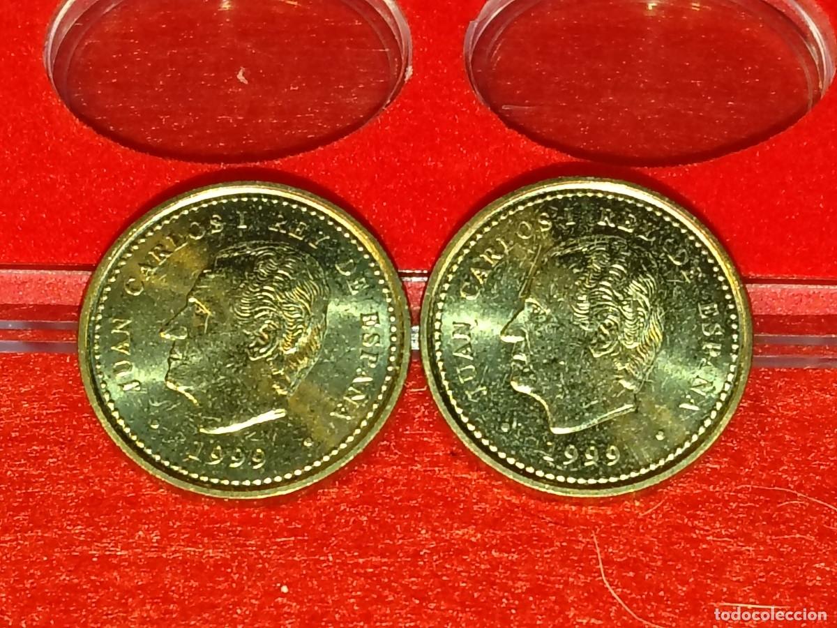 Monedas Juan Carlos I: MONEDAS 100 PESETAS DEL 1999 DEL REY, FLOR DE LIS ARRIBA/ABAJO (FLOR DE CU&Ntilde;O)