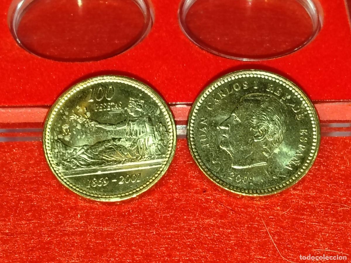 Monedas Juan Carlos I: MONEDAS 100 PESETAS DEL 2001 JUAN CARLOS I, FLOR DE LIS ARRIBA/ABAJO (FLOR DE CU&Ntilde;O)