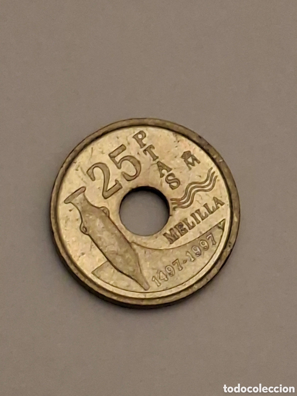 Monedas Juan Carlos I: MONEDA DE 25 PESETAS, edicion Melilla